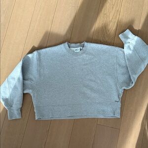 TNA sweatfleece cropped mega sweatshirt from Aritzia